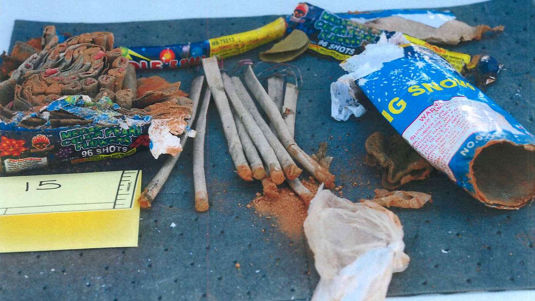 Phillipos, Tazhayakov and Kadyrbayev are accused of removing items from Tsarnaev's dorm room after the bombings on April 15, 2013. The items they took included a backpack containing fireworks that had been "opened and emptied of powder," according to the affidavit.