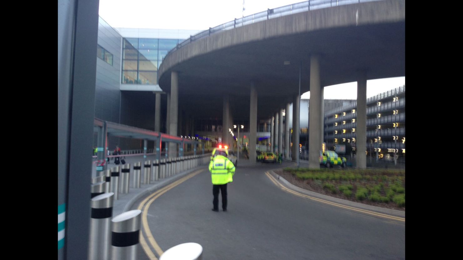 A controlled explosion was carried out at London's Gatwick Airport on a suspicious vehicle on Wednesday.