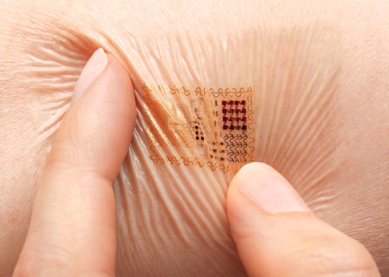 Electronic tattoo producers MC 10 want to "extend human capabilities" invisibly, as well as keep us safe. They've launched band-aid sized "Hydration Patch" which sends information to your smartphone. 