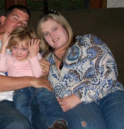 This photo from 2008 is one of the few pictures that Robinson has of her and her family from before she started losing weight in 2009. "I hated the way I looked in a picture," she said. "When you look at yourself in the mirror when you're getting dressed, you see yourself differently. When you see yourself in a picture, that to me is when you see what you really look like."