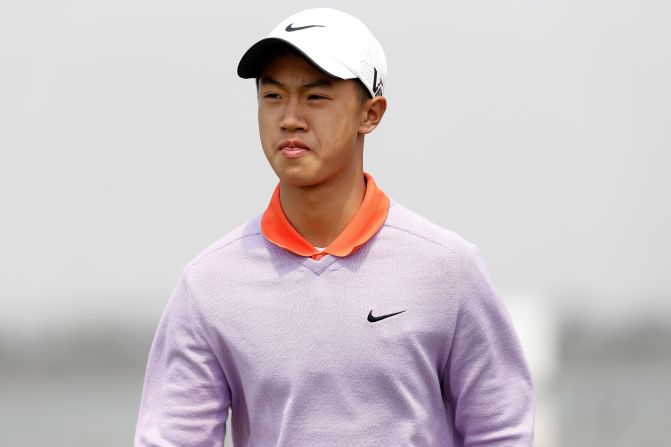 He carded a seven-over-par 79 in the opening round of the China Open at Binhai Lake Golf Course on May 2.