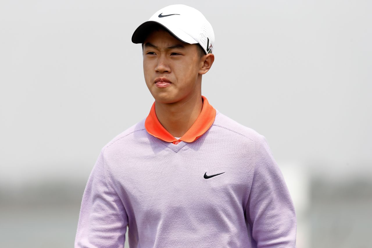 He carded a seven-over-par 79 in the opening round of the China Open at Binhai Lake Golf Course on May 2.