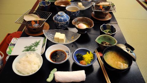 Just your average Wakayama breakfast at an onsen guesthouse.