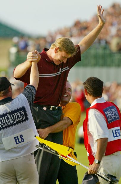 Ernie Els won the British Open the last time it was played at Muirfield in 2002. The South African survived a four-way play-off and won on the fifth extra hole.