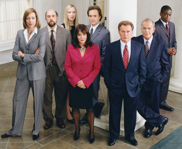 <strong>"The West Wing" (1999)</strong>: Aaron Sorkin partisans may prefer "SportsNight," but his series about a bold president and his energetic staff won awards and strong ratings.