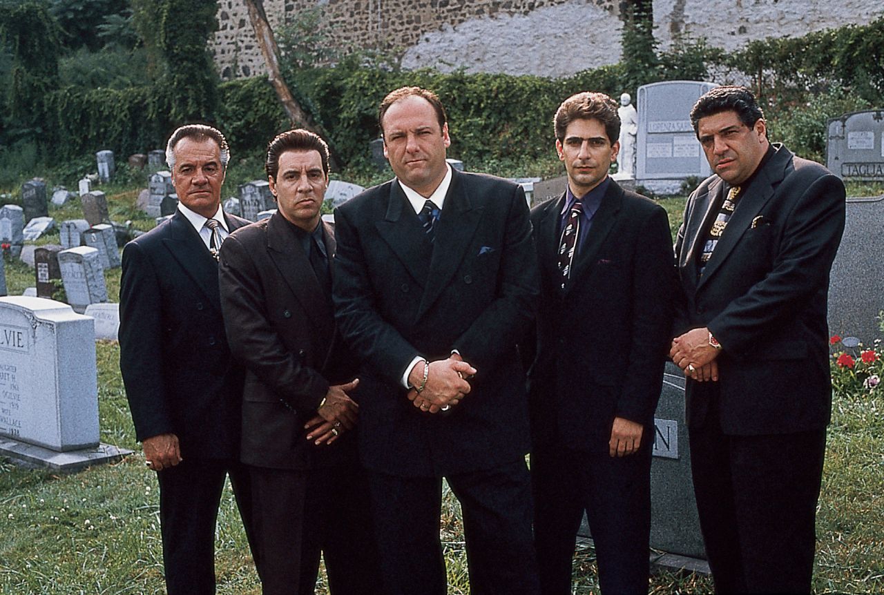 Quite possibly the biggest anticlimax in TV history: Tony Soprano (James Gandolfini, center) meets his family in a restaurant and looks up, and then, with Journey's "Don't Stop Believin' " playing in the background, the screen cuts to black. "Sopranos" fans have long debated the ending: Did Tony die or not? Creator David Chase has walked through the scene in detail but hasn't said one way or another.