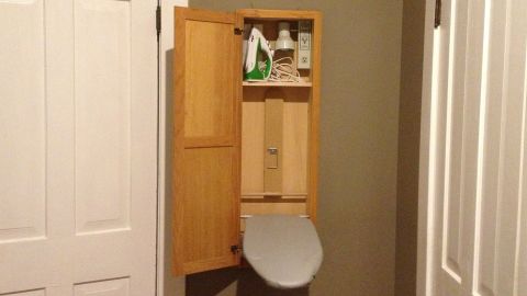 This is my ironing board. There are many like it, but this one is mine. (And I've never used it.)