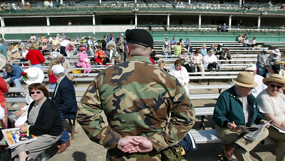 This year's race will be the first major sporting event in the U.S. following last month's Boston Marathon bombings and security will be on high alert. Coolers, cans, fireworks and camcorders are among the items banned from the infield.