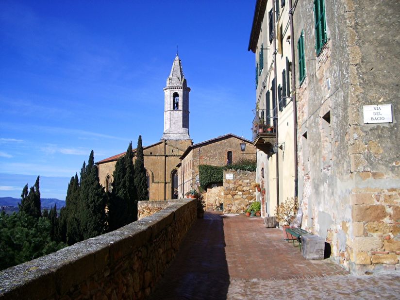 Pienza is the perfect Renaissance city designed by native Pope Pio II. It's immaculate, and the streets have romantic names -- "Love Street," "Kiss Street" -- echoing the concept of an ideal city. One of the best ways to see the area is on bicycle. 