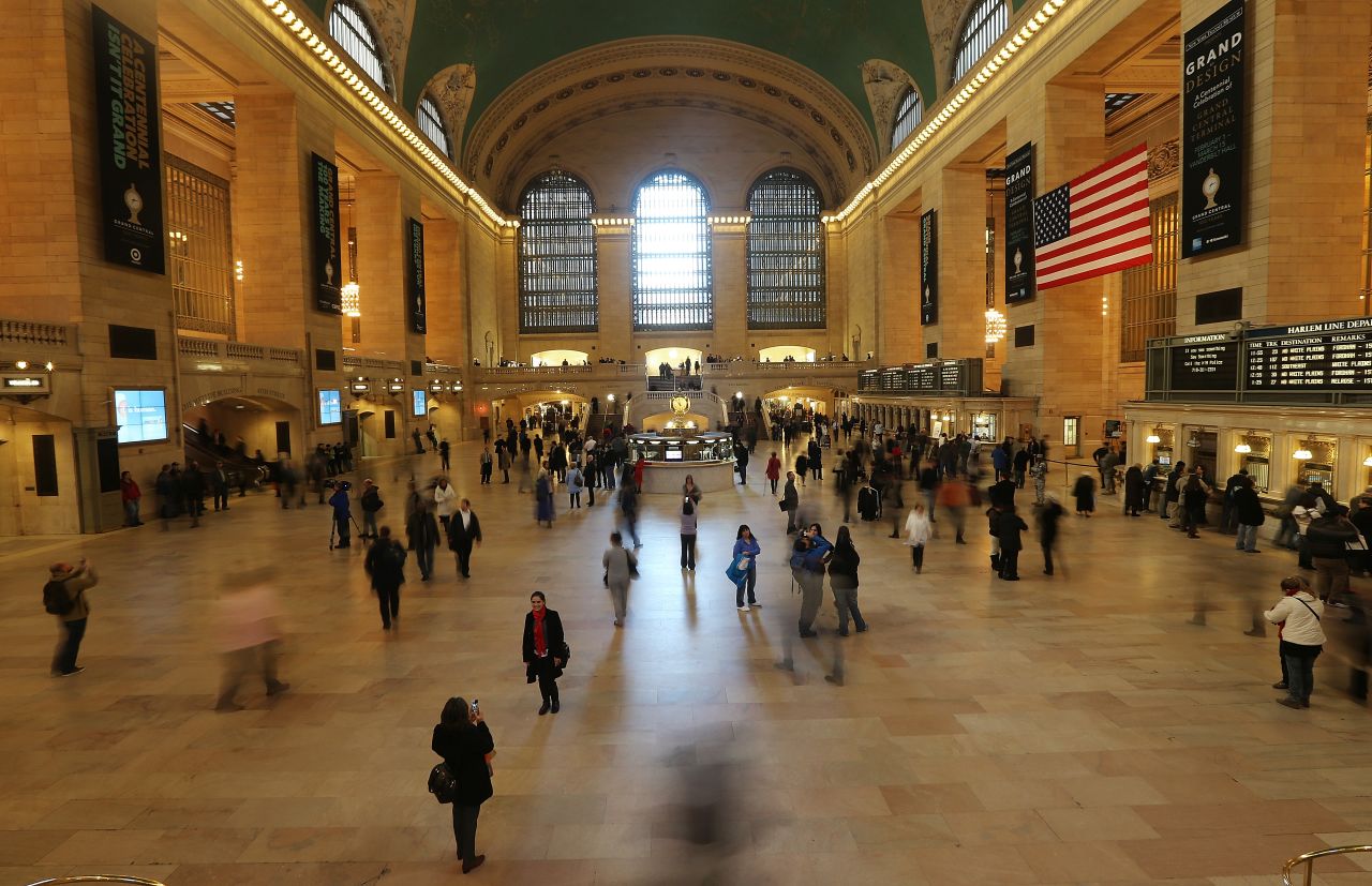 About 700,000 people pass through Grand Central each day.    