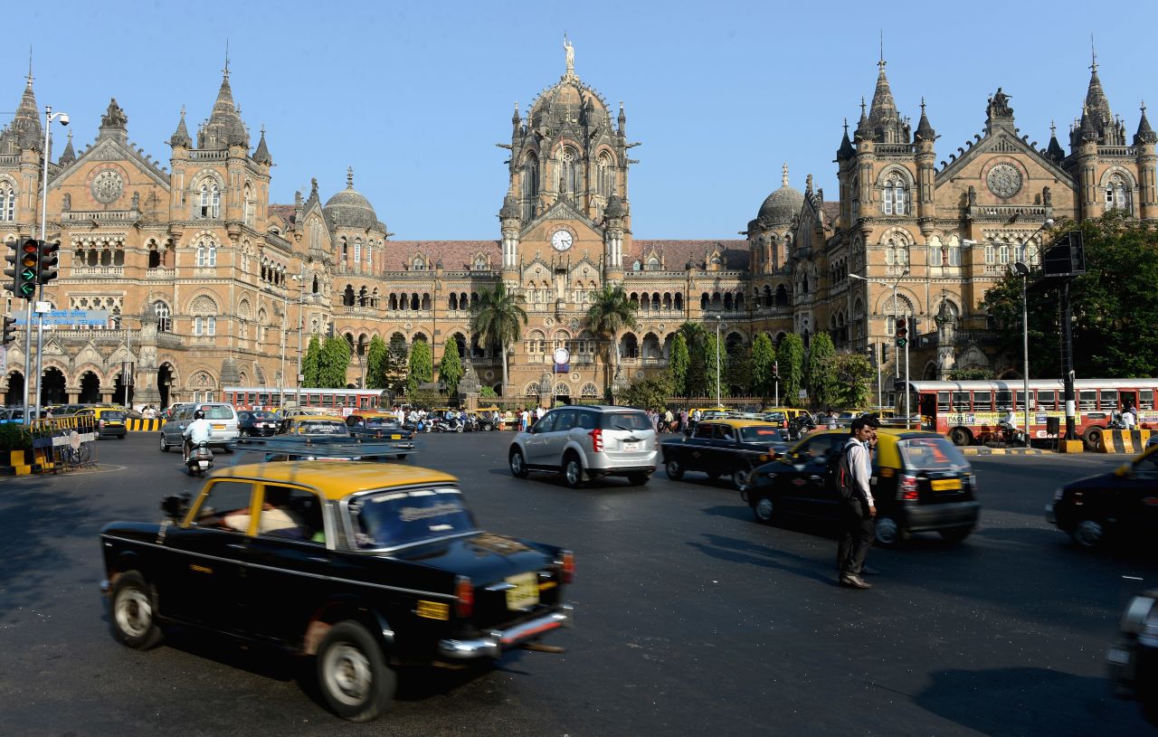 First called Victoria Terminus after Queen Victoria, Chhatrapati Shivaji Terminus in Mumbai, India, is still known as one of the world's great Victorian Gothic Revival buildings. 