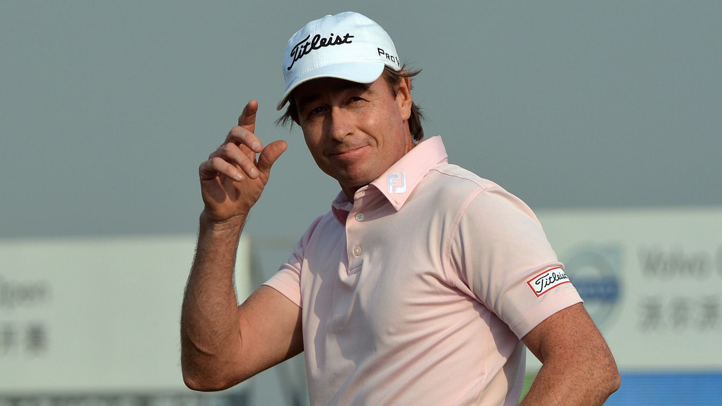 Australia's Brett Rumford was in confident mood as he finished his third round at the China Open.