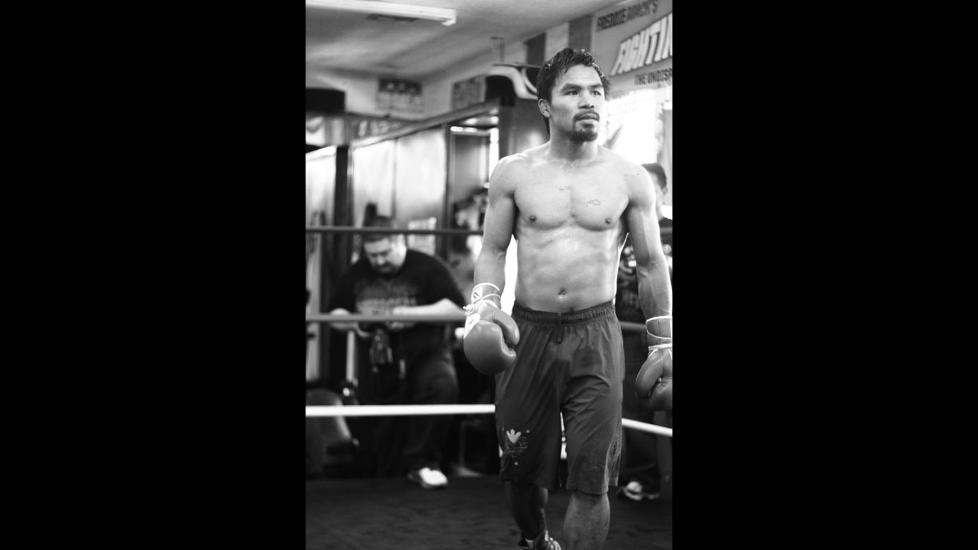 At the age of 14, Pacquiao moved to Manila, the Philippines, and started boxing. For a time, he lived on the streets.