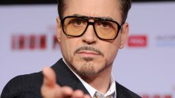 Actor Robert Downey Jr. at the premiere of 'Iron Man 3' on April 24, 2013 in Hollywood.