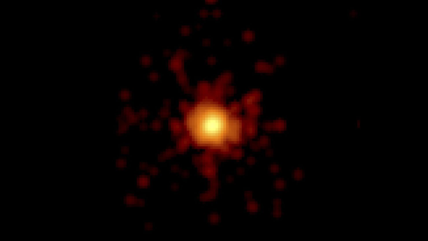 An X-ray telescope image of GRB130427A.