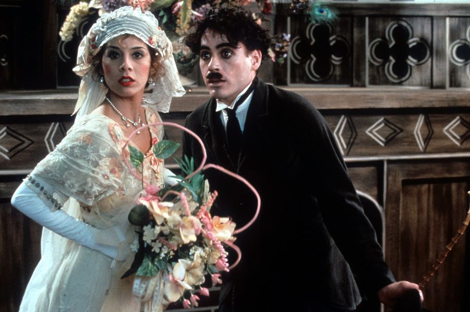 The actor's 1992 role as Charlie Chaplin in the film "Chaplin," in which he starred with Marisa Tomei, earned him a Best Actor Oscar nomination.