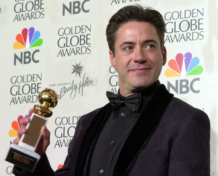 Downey wins a Golden Globe for best supporting actor in a television show for "Ally McBeal."