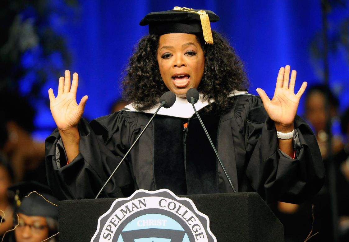 Oprah Winfrey is set to deliver the commencement at Harvard University on May 30. She spoke at the commencement for Spelman College in Georgia in 2012. 