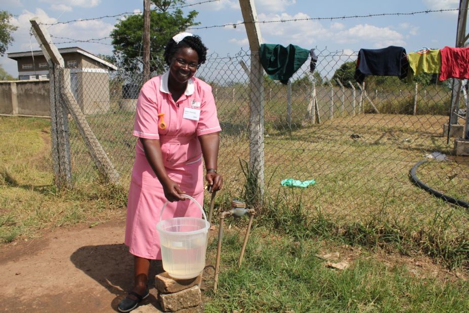 Like in many clinics across rural parts of Africa, the Tiriri center is lacking several necessary resources, including adequate access to water. Madudu says she has to fetch water from outside the clinic to be able to perform her duties.  