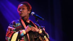 US singer Lauryn Hill performs during a concert in Amsterdam on April 12, 2012. AFP PHOTO/ANP/ ADE JOHNSON - netherlands out - belgium out (Photo credit should read ADE JOHNSON/AFP/Getty Images)