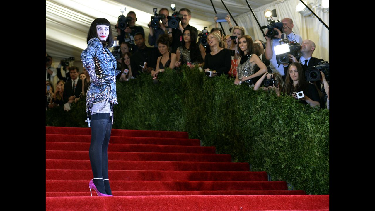 Madonna attends the gala.
