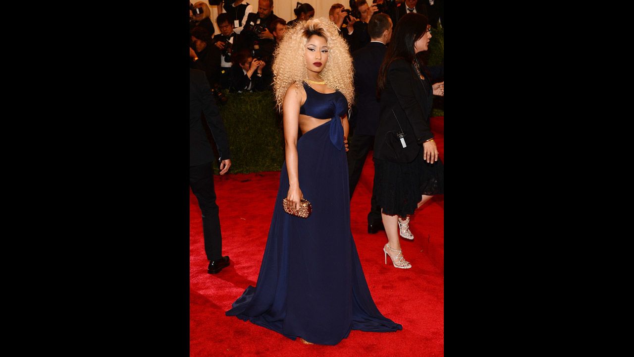 Nicki Minaj attends the gala.