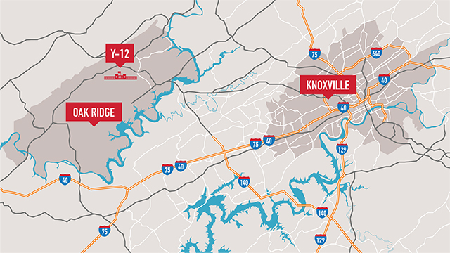 Nun Two Others In Federal Court For Nuclear Breach CNN   130507091808 Y12 Oak Ridge Map 