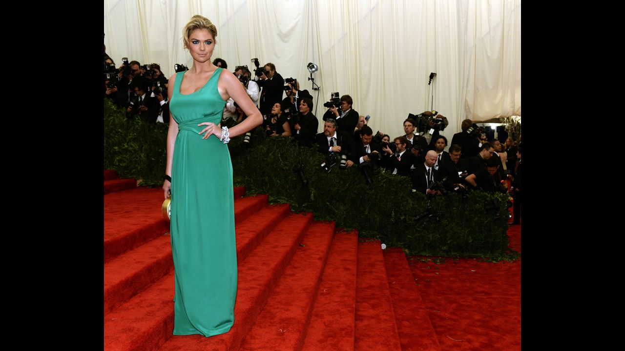 Model Kate Upton attends the gala.