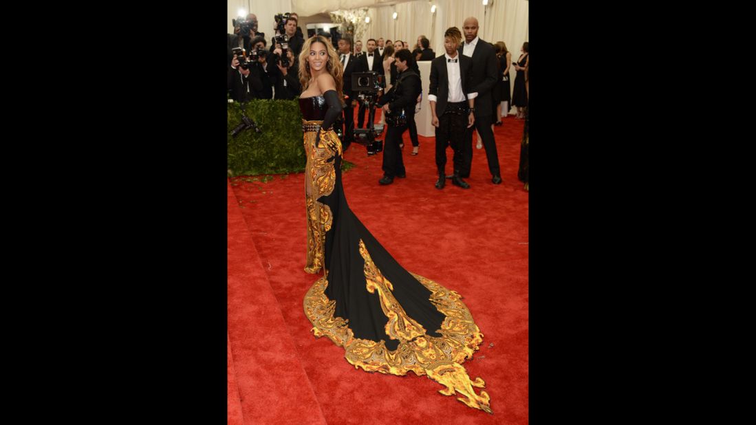 In May 2013, Beyonce was the subject of pregnancy rumors as observers noted that her dress to the Metropolitan Museum of Art's Costume Institute Gala conveniently covered her midsection. The speculation grew stronger after she had to cancel a concert due to exhaustion and dehydration. She denied that she was pregnant.