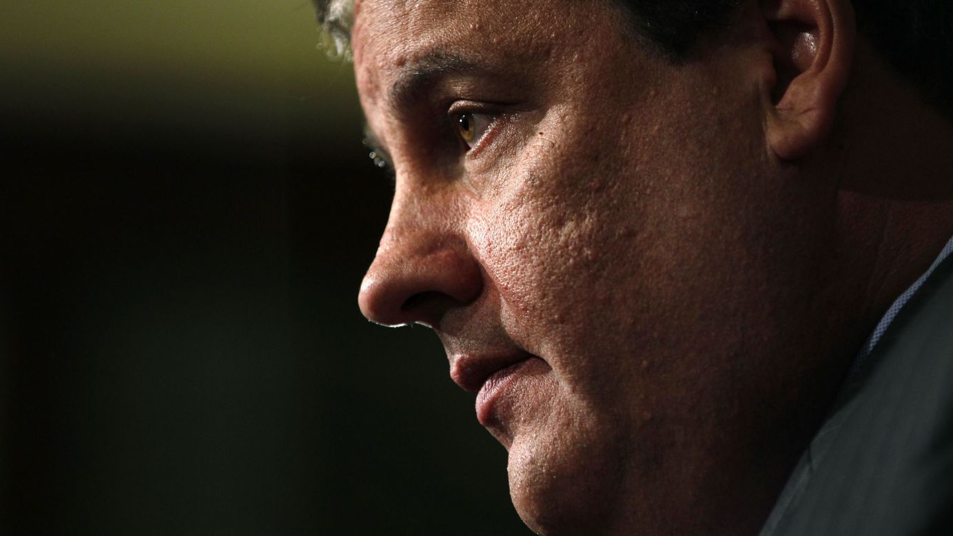 New Jersey Gov. Chris Christie has become a well-known face for the Republican party, but in his home state he's still the second-best-known Boss, next to Bruce Springsteen. Pictured above, Christie speaks at a news conference on October 4, 2011, in Trenton, the capital.