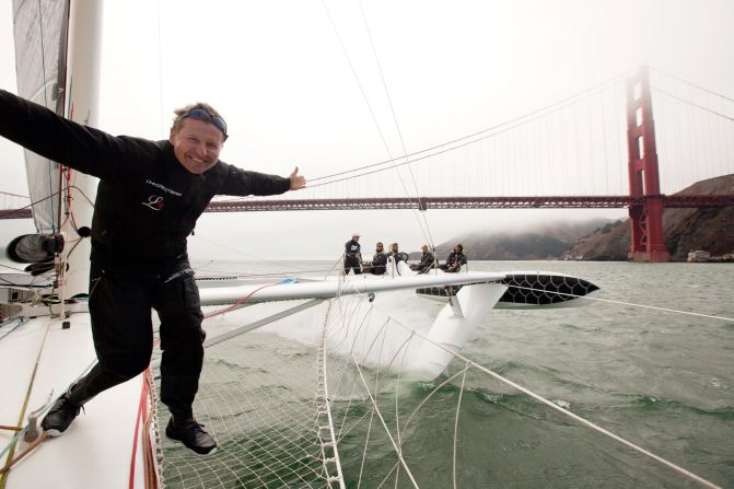 The brainchild of French sailor<a href="index.php?page=&url=http%3A%2F%2Fhydroptere.com%2Fen%2Fthe-team%2Falain-thebault-en%2F" target="_blank" target="_blank"> Alain Thebault </a>(pictured), the state-of-the-art yacht features a 28-meter mast -- roughly the same height as the Christ the Redeemer statue in Rio de Janeiro in Brazil.