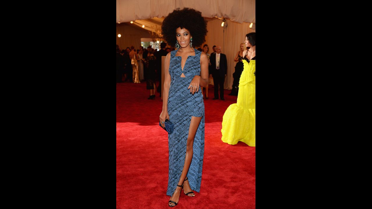 Solange Knowles attends the gala.