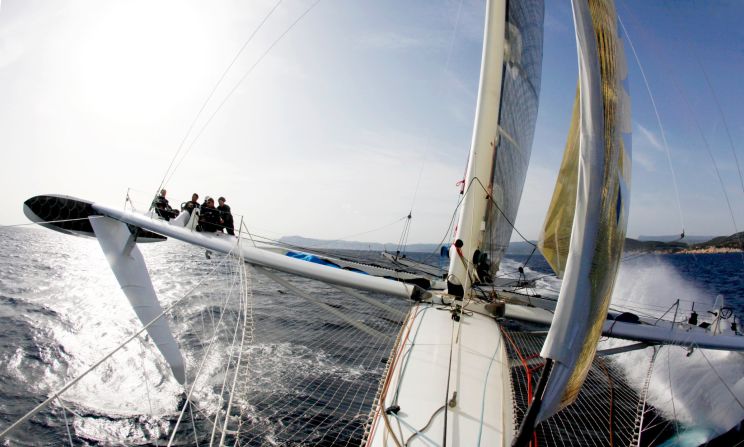 Later this month the Hydroptere team hope to break the record for the fastest crossing of the Pacific, between Los Angeles and Honolulu. Compatriot Olivier de Kersauson currently holds the record for the fastest crossing of four days and 19 hours, set in 2005. Thebault aims to beat that  time by at least 24 hours.