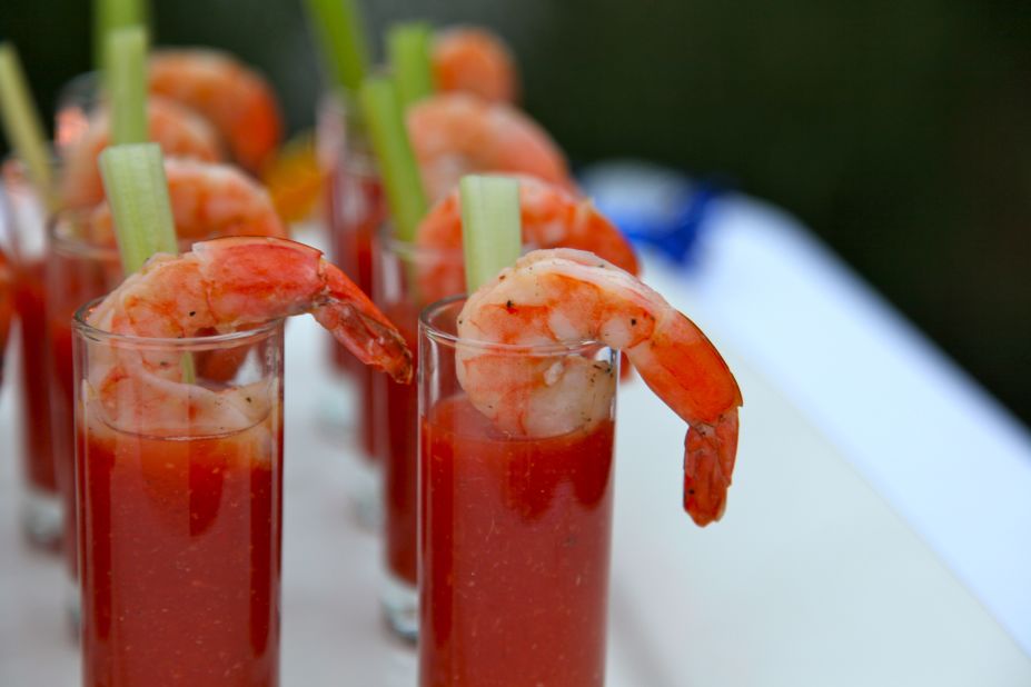 "When doing a theme party, it's easy to get tempted by every food idea," said Campbell. "Focus on what will taste good and be filling alongside all of those cocktails." Her 1920s progressive dinner included Caesar salad, shrimp cocktails and grilled rib-eyes.