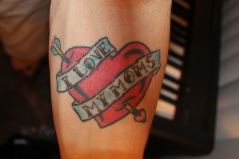 Download I Love Mom Heart Tattoo HQ PNG Image  FreePNGImg