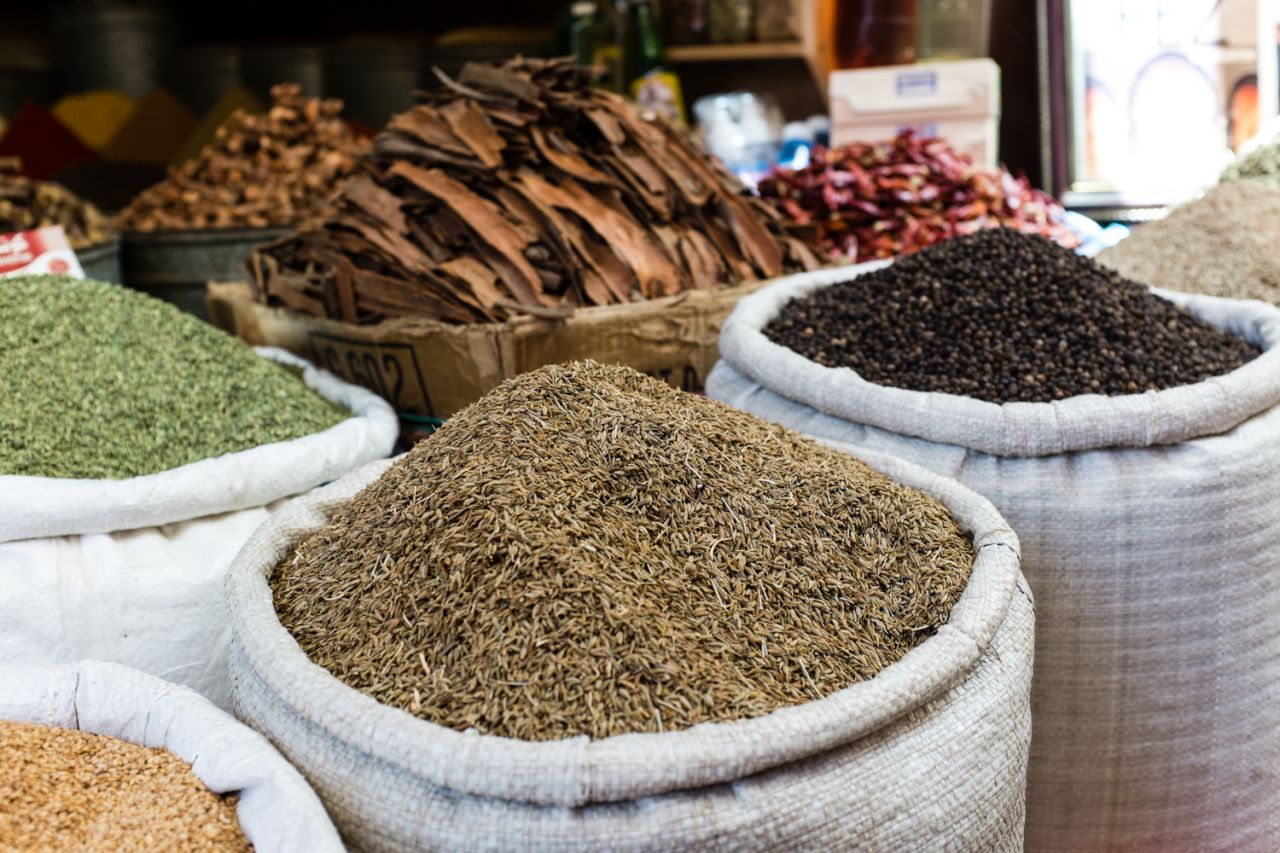Cumin is one of the main spices used to flavor pretty much everything in Moroccan cooking. It's also a popular natural remedy for upset stomachs. 