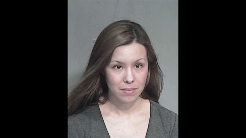 Alexander's naked body was found crammed in a stand-up shower after he missed two appointments, prompting friends to go to his house.  Arias was charged with murder, at first denying the claims and later admitting she killed him in self-defense. Alexander's body was found with 27 stab wounds in the back and torso, a shot in the head, and his throat slit from ear to ear.
