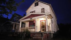 CLEVELAND, OH, - MAY 07:  A general view of the exterior of the house where, on Monday, three women who had disappeared as teenagers approximately ten years ago were found alive on May 7, 2013 in Cleveland, Ohio. Amanda Berry, who went missing in 2003, Gina DeJesus, who went missing in 2004, and Michele Knight, who went missing in 2002, were all found alive in the same house. Three suspects, all brothers, have been taken into custody. (Photo by Bill Pugliano/Getty Images)