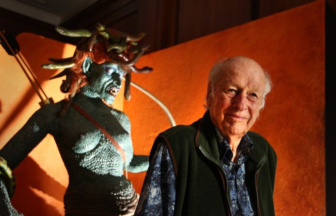 <a href="index.php?page=&url=http%3A%2F%2Fwww.cnn.com%2F2013%2F05%2F07%2Fshowbiz%2Fmovies%2Fobit-ray-harryhausen%2Findex.html">Ray Harryhausen</a>, the stop-motion animation and special-effects master whose work and influence was far-reaching, poses in front an enlarged model of Medusa from his 1981 film "Clash of the Titans" in London in 2010. Harryhausen has died at 92, according to the <a href="index.php?page=&url=https%3A%2F%2Fwww.facebook.com%2Fpages%2FThe-Ray-and-Diana-Harryhausen-Foundation%2F125012827632564" target="_blank" target="_blank">Facebook page</a> of the Ray and Diana Harryhausen Foundation.