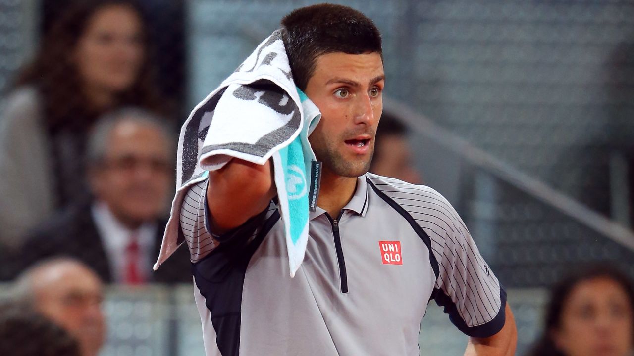 Novak Djokovic was stunned in the second round of the Madrid Open by Grigor Dimitrov