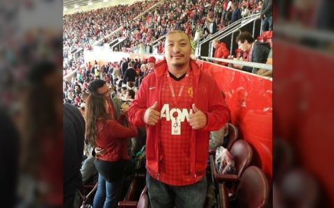"The man will definitely be missed," said @sosogeed813, who shared this picture from his first Manchester United game. "It was an experience of a lifetime ... It is the beautiful game after all. Thanks Sir Alex Ferguson!" 