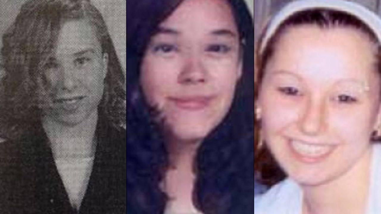 Amanda Berry emerged from captivity in May, leading to the freedom of two other missing Cleveland women: Michelle Knight, left, was abducted at age 21 in August 2002, and Gina DeJesus, center, was 14 when she disappeared in 2004. Berry, right, had gone missing at age 16 in 2003.