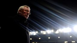 BIRMINGHAM, ENGLAND - FEBRUARY 10: Sir Alex Ferguson of Manchester United walks out during the Barclays Premier League match between Aston Villa and Manchester United at Villa Park on February 10, 2010 in Birmingham, England. (Photo by Laurence Griffiths/Getty Images)