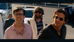 Ed Helms, Zach Galifianakis and Bradley Cooper in Warner Bros. Pictures' The Hangover Part III
