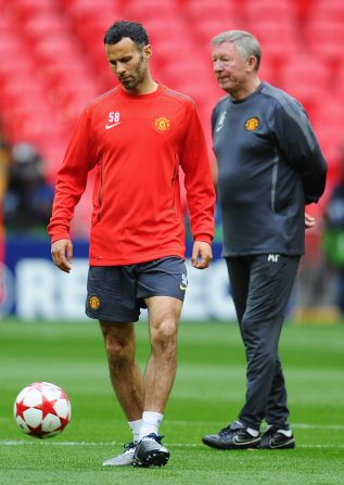 One of the outsiders is veteran United player Ryan Giggs, who has won 13 English league titles under Ferguson since his debut in 1991. The Welshman, who is 40 in November, has signed another one-year playing contract. 