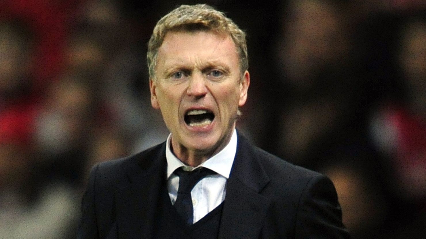 Manchester United's new manager David Moyes started work on Monday.