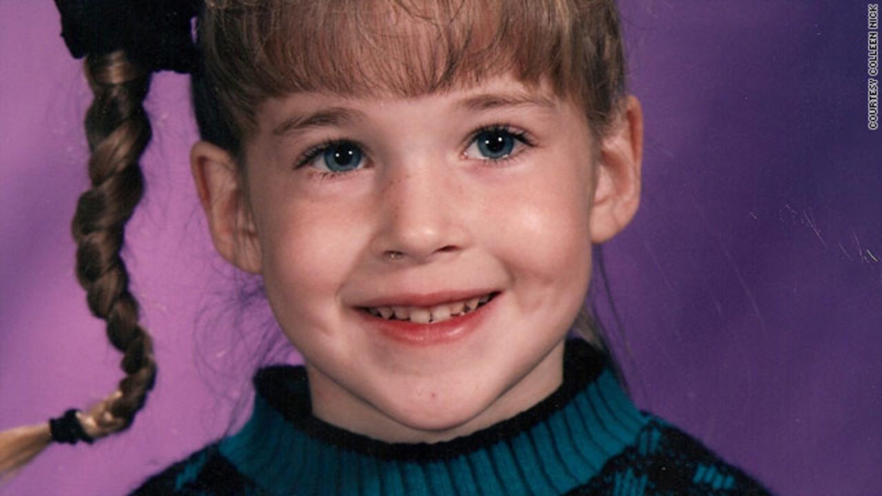 Six-year-old Morgan Nick went missing in June 1995 after playing with other children after a Little League game in Alma, Arkansas.  Police believe Morgan was abducted by a stranger.
