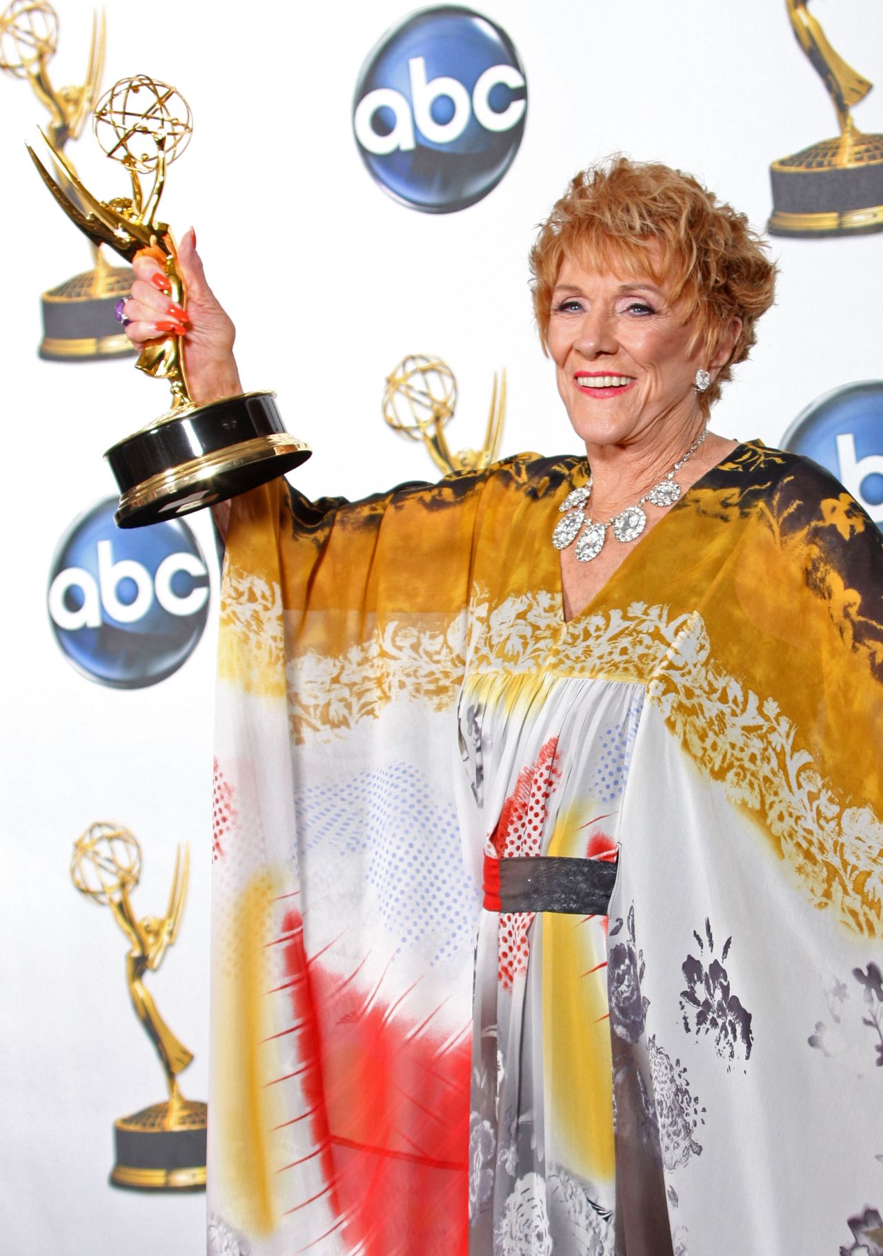 Cooper celebrates winning outstanding lead actress in a drama series for "The Young and the Restless" during the 35th Annual Daytime Emmy Awards held June 20, 2008, in Hollywood.  
