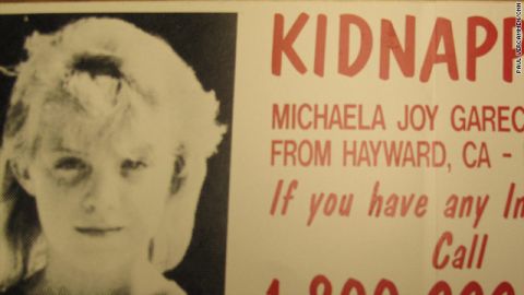 This poster was distributed in 2009 around Hayward, California. Michaela Garecht went missing in 1988.