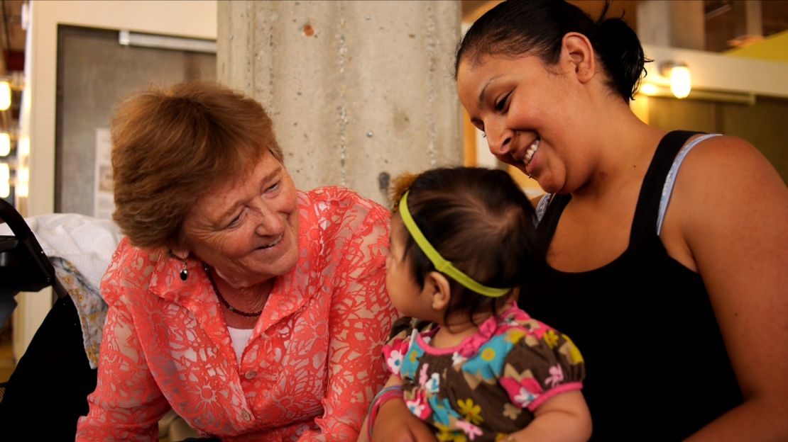 Martha Ryan, left, has helped more than 80,000 families since she started her program more than 20 years ago.